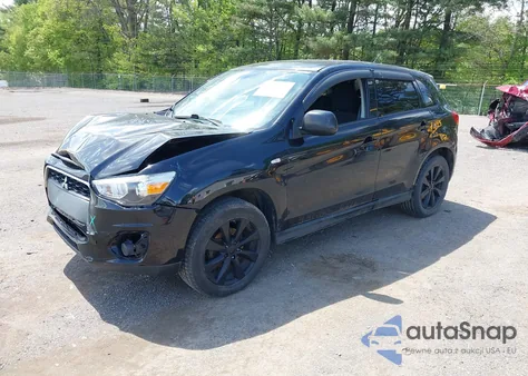 2015 Mitsubishi Outlander Sport Es from USA, damaged, VIN 4A4AR3AW3FE034579